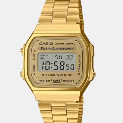 Casio Vintage A168 Unisex Gold